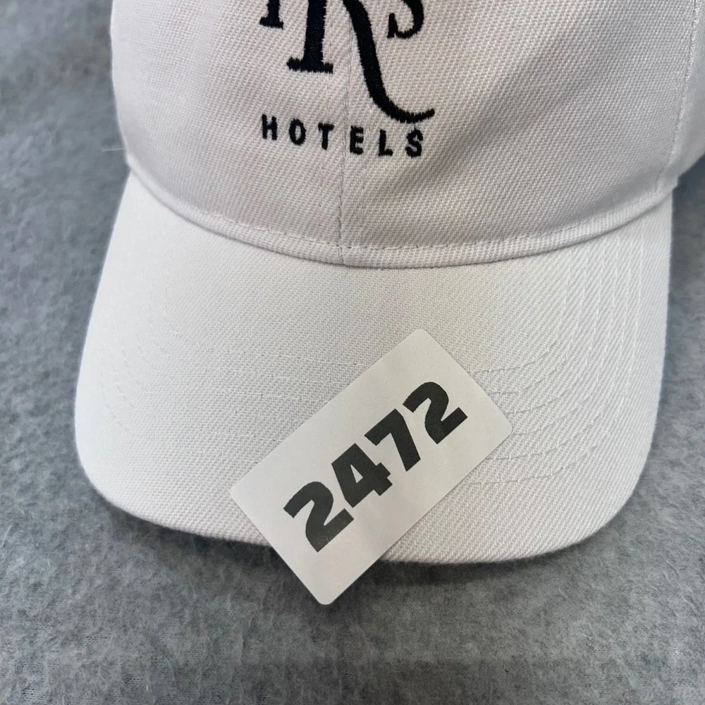 TRS Hotels Logo Unisex White Unbranded Baseball Cap Adjustable Strap OSFM
